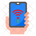 Smartphone Wifi Smartphone Mobilephone Icon
