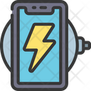 Wireless Charger Charging Icon