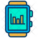 Smartwatch Analytics Analysis Icon