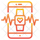 Heart Rate Health Smartphone Icon