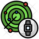Smartwatch Tracking Scanning Icon