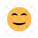 Smiely Satisfied Emoji Emoticons Icon