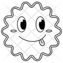 Smiley Badge Icon