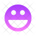 Smiley Glyph Gradient Icon