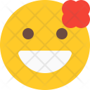 Smiling Flower Emoji Icon