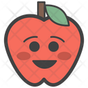 Smiling Apple  Icon