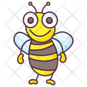 Cartoon Bee Honey Bee Animal Icon