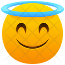 Smiling Face With Halo Emoji Emotion Icon