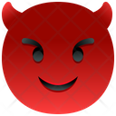 Smiling Face With Horns Emoji Emotion Icon