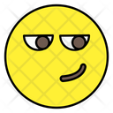 Smirk Emoji Emoticon Smiley Icon