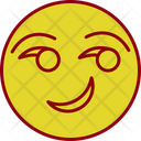 Smirking Emoji Smirking Face Dont Believe Icon
