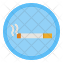 Smoker Zone Cigarrete Smoking Nicotine Icon
