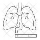 Smoking Lungs Sick Icon