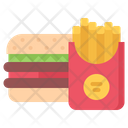 Burger French Fries Icon