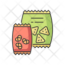 Snack Food Chip Icon