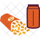 Snacks Cold Drink Icon