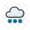 Snow Cloud Cold Icon