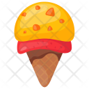 Snow Cone Mango Icon