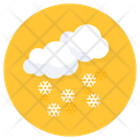 Snow Blizzard Scattered Snow Snow Shower Icon