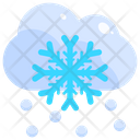 Snow Rain Snow Fall Snowfall Icon