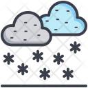 Cloud Snowfall Weather Icon