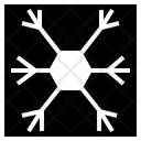 Snowflake Snow Hexagon Icon