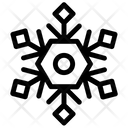 Snowflake Art Decorative Snowflake Christmas Decor Icon
