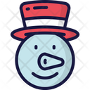 Snowman Character Holidays Icon