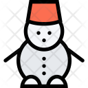 Snowman Christmas Holidays Icon