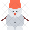 Snowman New Year Icon
