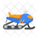 Snowmobile Motor Sled Icon