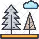Mountains Hills Snowy Icon