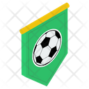 Soccer Flag Soccer Banner Soccer League Icon