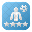Soccer Player Rating Icon