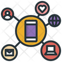 Social Connect Connect Network Icon