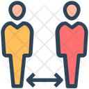 Social Distance Icon