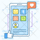 Social Media App Social Network Social Platform Icon