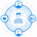 Social Network Social Platform Affiliate Network Icon