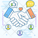 Social Partnership  Icon