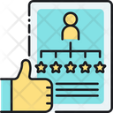 Social Proof Likes Ratings Icon