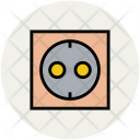 Socket Electric Double Icon