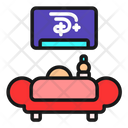 Sofa Time Disney Disney Plus Icon