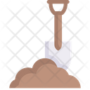 Soil and shovel Icon