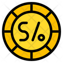 Sol Coin Currency Icon