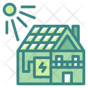 Solar House Solar Home Icon
