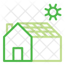 House Solar Panel Icon