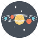 System Planets Astronomy Icon