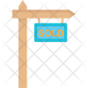 Sold Sign Home Icon