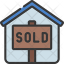 Sold Home Sold Property House Sell Icon