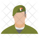 Soldier Fighter Army Person Icon
